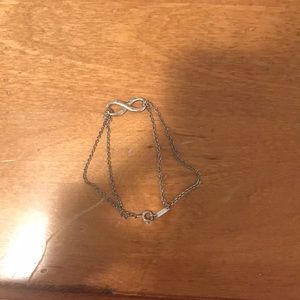 Authentic Tiffany & co infinity bracelet